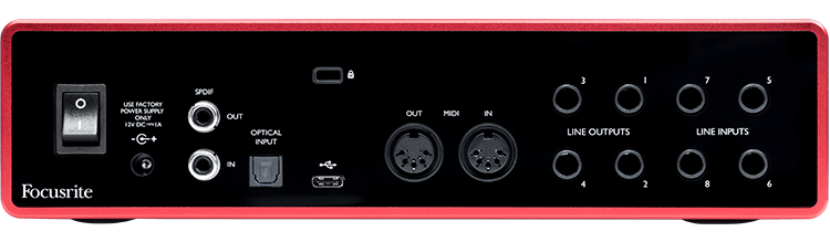 Focusrite Scarlett 18i8 3rd Gen 18-in, 8-out USB Audio Focusrite Scarlett 18i8 3rd Gen 18-in, 8-out USB Audio