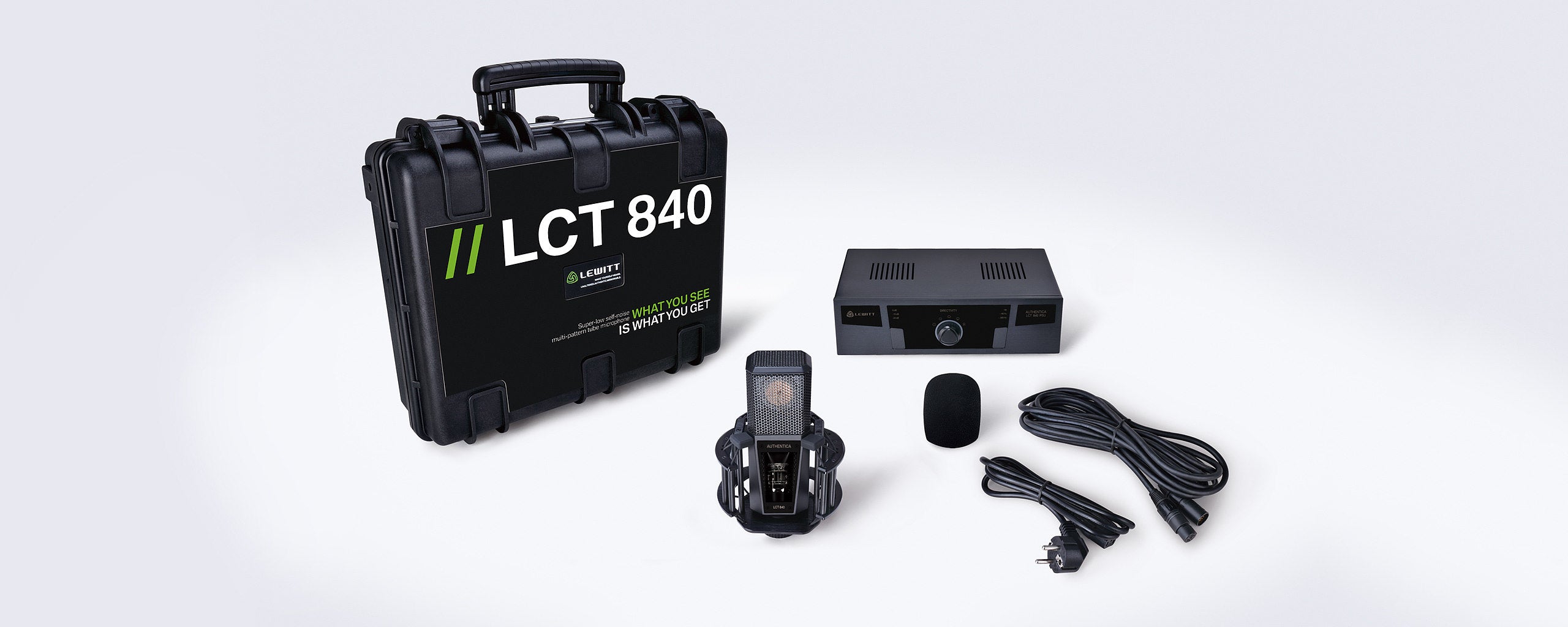 Recording Equipment - Lewitt - Lewitt LCT 840 Reference Class Tube Microphone - Professional Audio Design, Inc