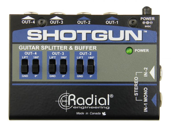 Radial Engineering Shotgun - Instrument Buffer & Splitter