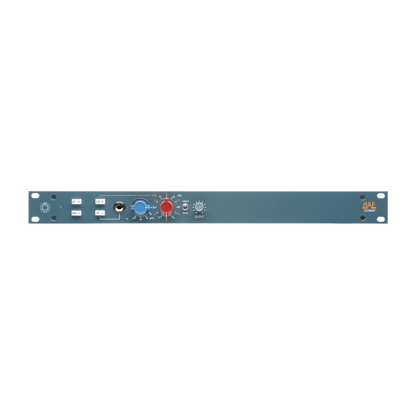 Recording Equipment - BAE Audio - BAE SIN73MPFNOPS-19" Single channel Mic pre with Filter and No Power Supply - Professional Audio Design, Inc