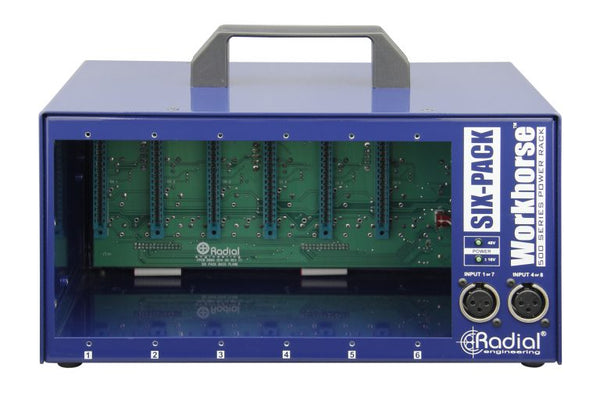 Radial Engineering SixPack - 6-Slot Desktop Power Rack