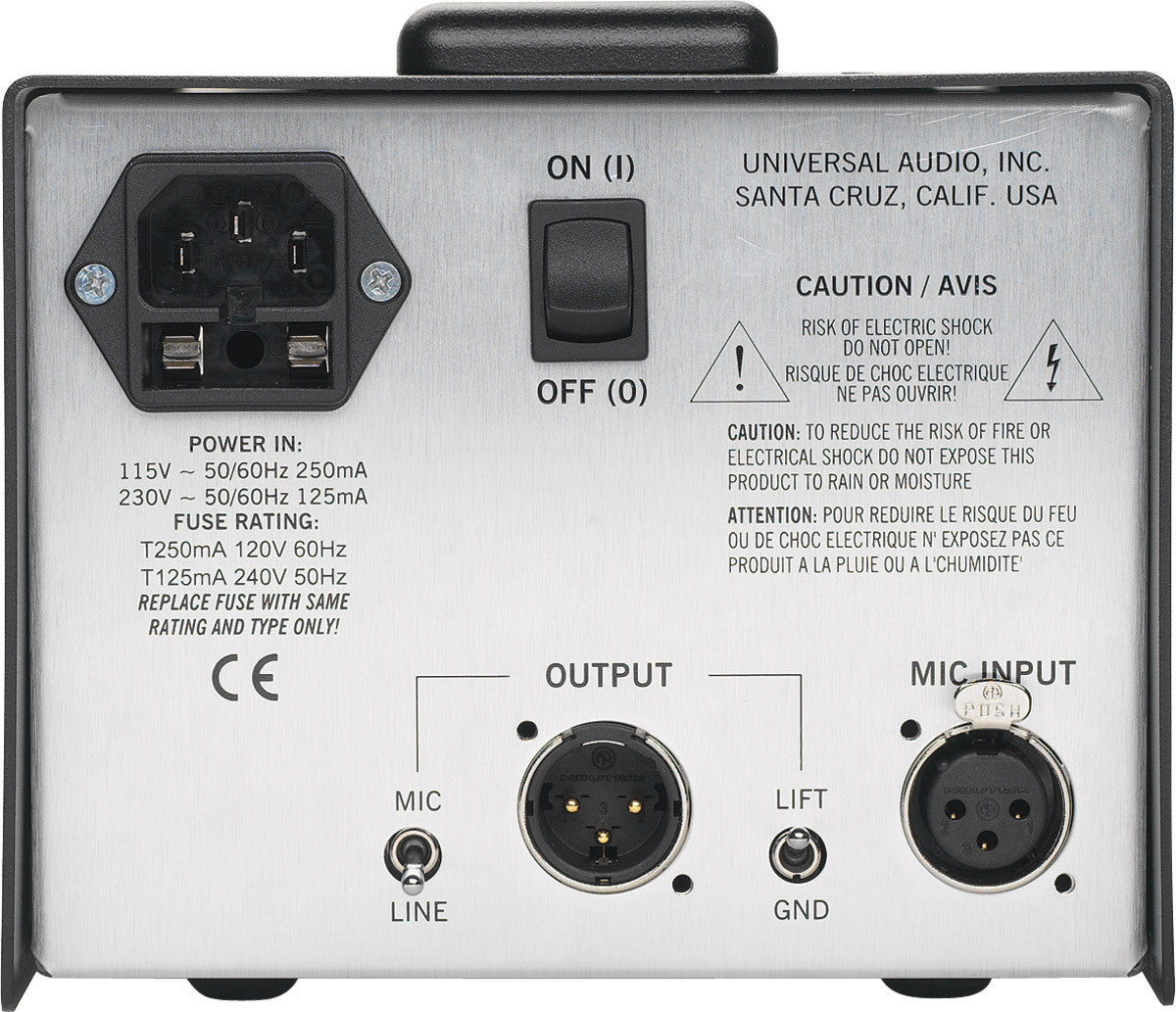 Recording Equipment - Universal Audio - Universal Audio Solo/610 Tube 1-Channel Mic Pre/DI - Professional Audio Design, Inc