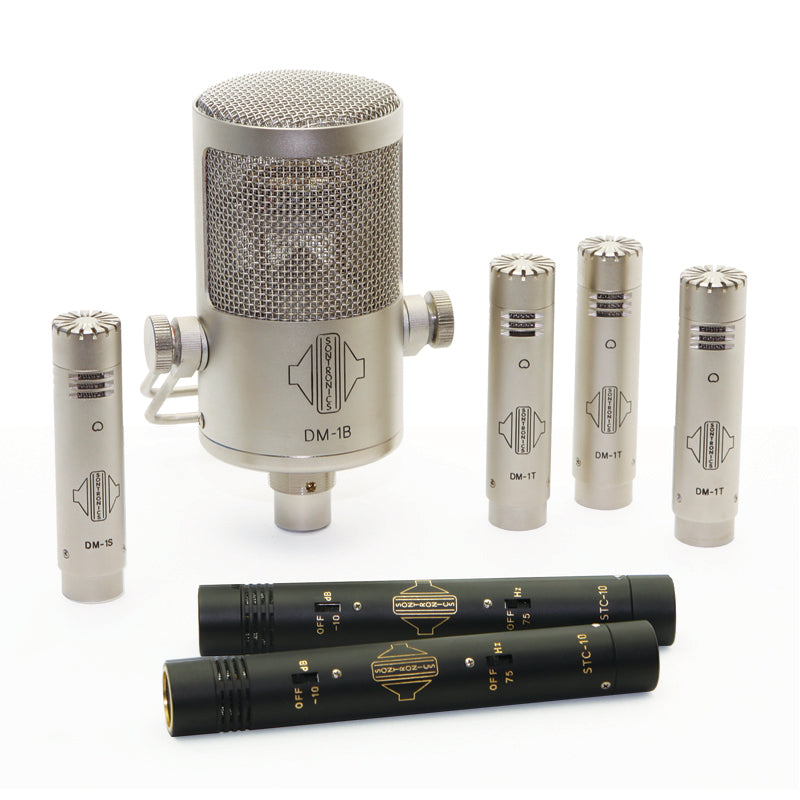 Sontronics DrumPack Plus 7-Piece Condenser Microphone Set for Drums - Microphones - Professional Audio Design, Inc
