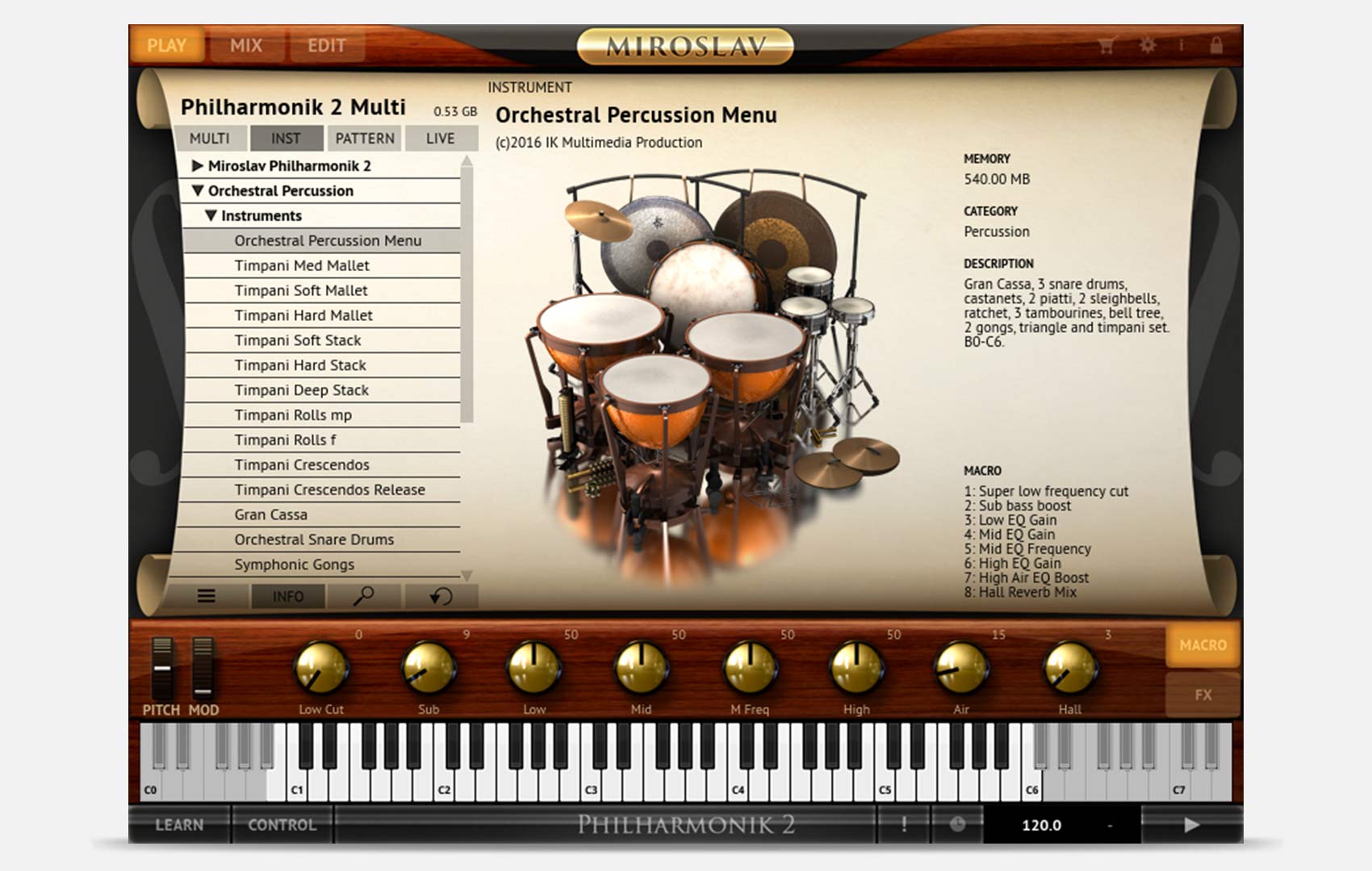IK Multimedia Orchestral Percussion Custom reliable Shop