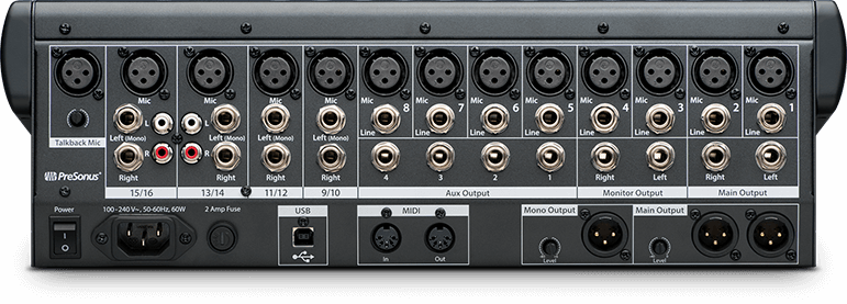 PreSonus StudioLive 16.0.2 USB Digital Mixer - Consoles PreSonus StudioLive 16.0.2 USB Digital Mixer - Consoles