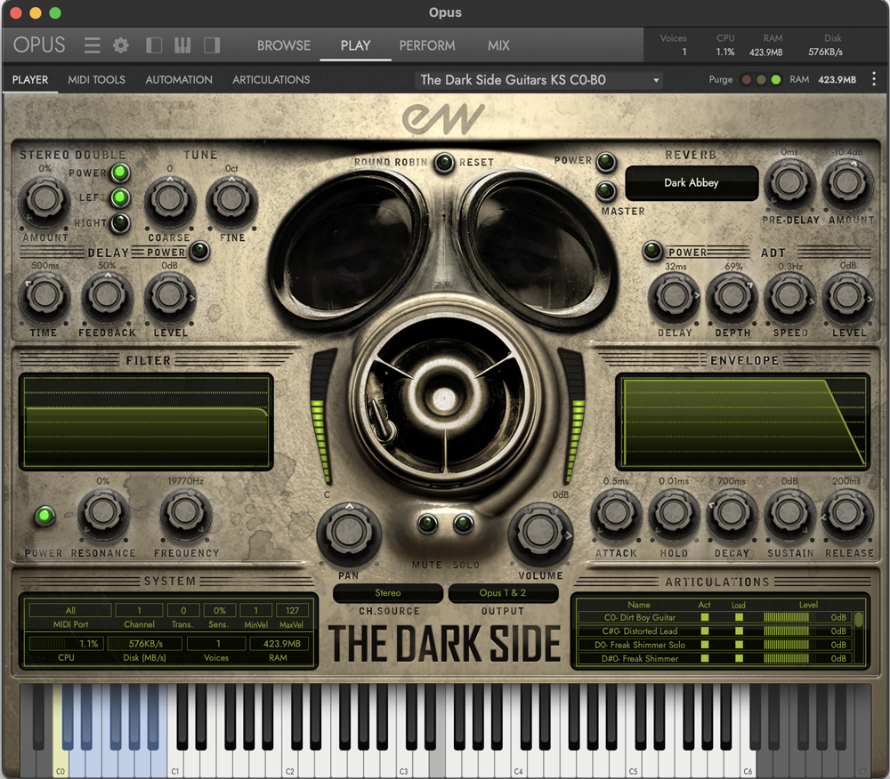East West The Dark Side - A collection of processed instruments