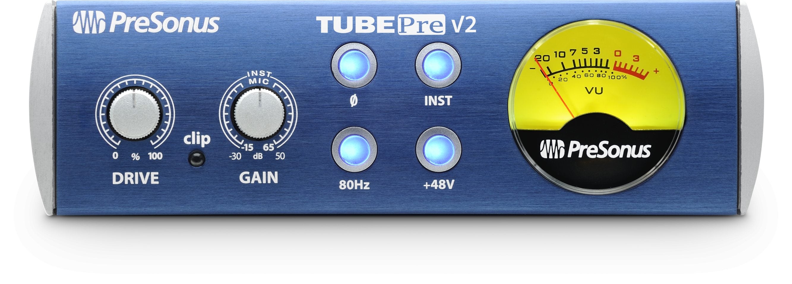 【8/6迄】PreSonus TUBEpre v2 マイクプリアンプ 【管換装】 Presonus TubePre V2 - Mono Tube Preamp - Professional Audio Design