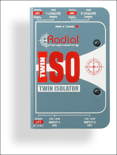 Accessories - Radial Engineering - Radial Engineering Twin-Iso - Professional Audio Design, Inc