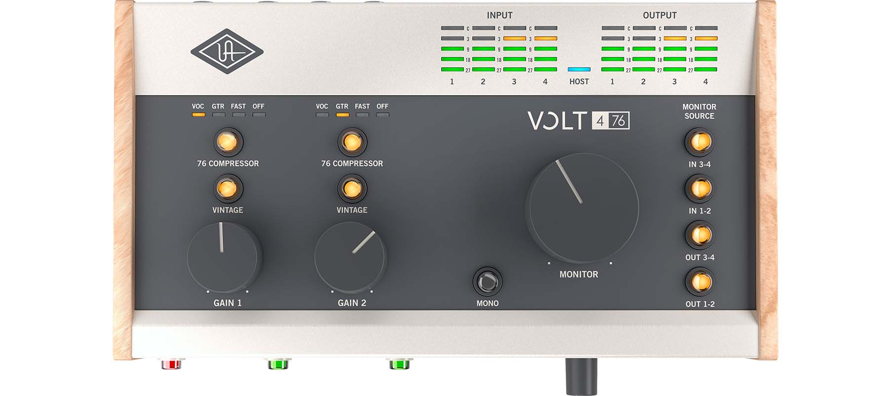 Universal Audio VOLT476 -  4-in/4-out USB 2.0 Audio Interface (FREE Plugins)