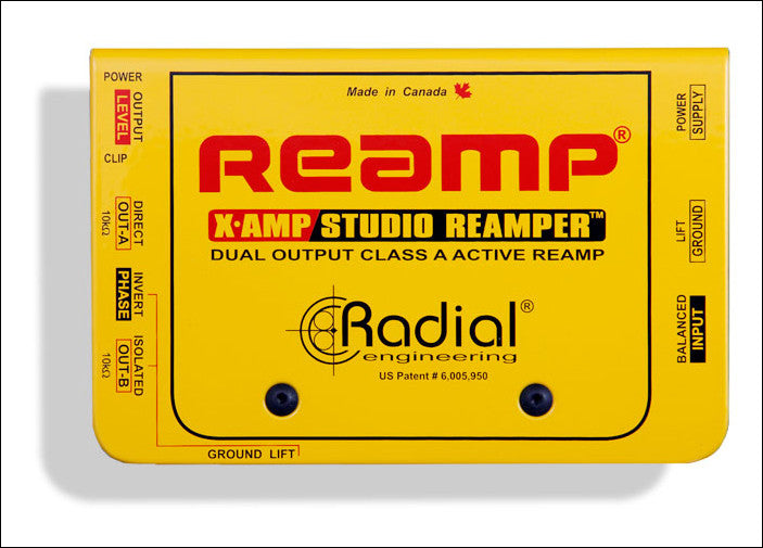 Recording Equipment - Radial Engineering - Radial Engineering X-Amp - Professional Audio Design, Inc